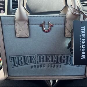 True Religion blue Women hand bag